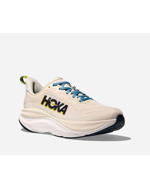 Hoka One One White Skyflow Road Running Shoes for men