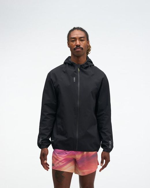 Hoka One One Black Skybreeze Waterproof Jacket Gore-tex for men