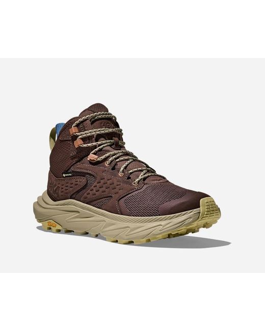 Hoka One One Anacapa 2 Mid GORE-TEX Schuhe für Herren in Walnut/Oyster Mushroom Größe 40 2/3 | Wandern in Brown für Herren