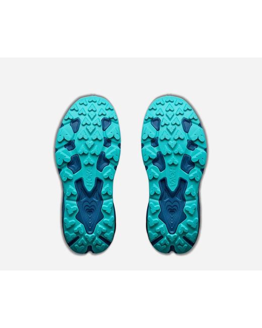 Hoka One One Blue Kid's Speedgoat 7 Trail Shoes