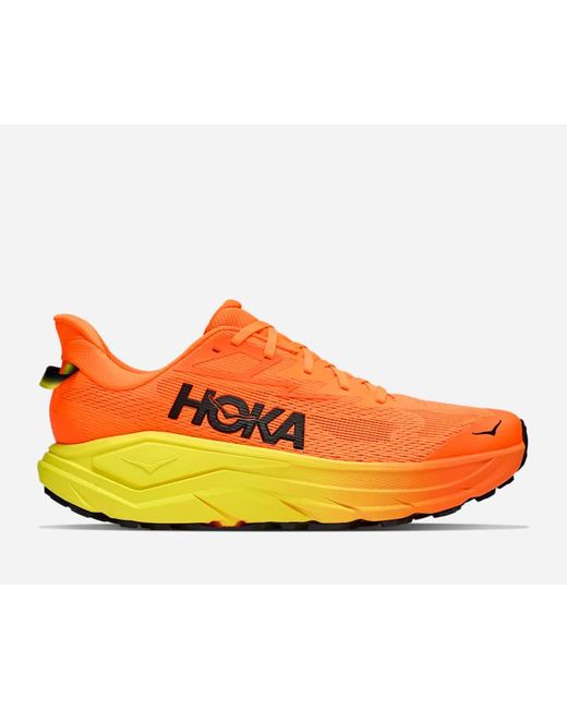 Hoka One One Yellow Challenger 8 Road Running Shoes for men