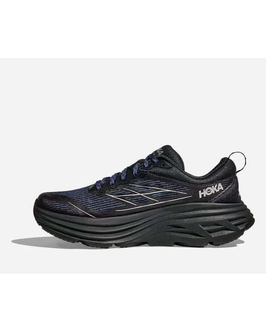 Hoka One One Black Stealth/tech Bondi 8 Caged Lifestyle Shoes