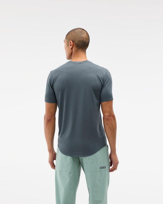 Hoka One One Blue Essential T-shirt for men