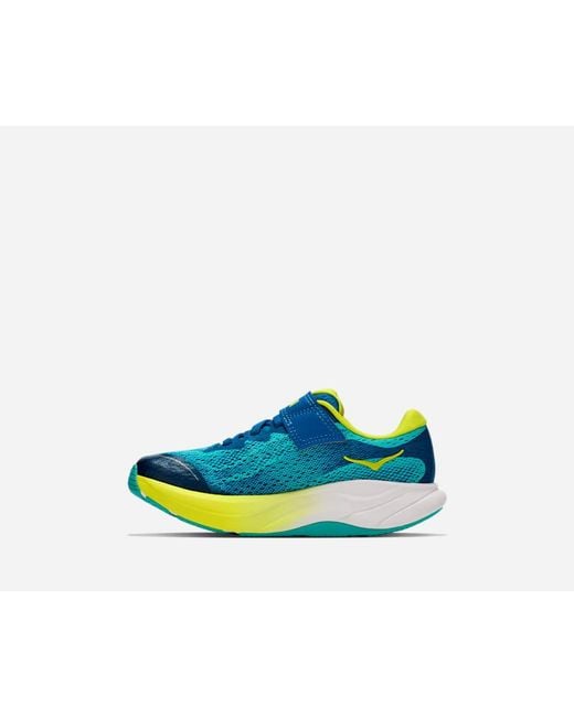 Hoka One One Blue Kid's Rincon 4 Road Running Shoes