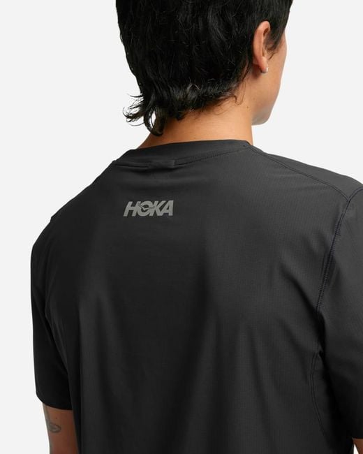 Hoka One One White Airolite Short Sleeve Top 2.0 for men