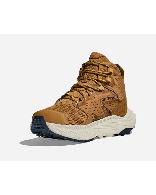 Hoka One One Anacapa 2 Mid GORE-TEX Schuhe für Herren in Honey/Celadon Tint Größe 40 2/3 | Wandern in Brown für Herren