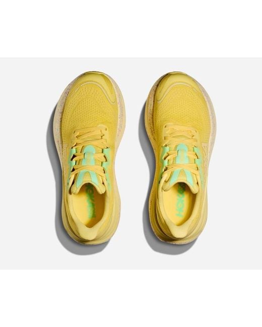 Hoka One One Yellow Skyward X Road Running Shoes