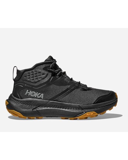 Hoka One One Black Transport Hike Gore-tex Hiking Shoes