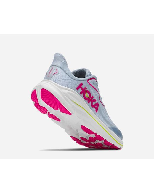 Hoka One One Blue Kid's Clifton 10 Road Running Shoes