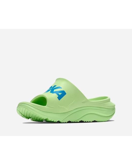 Hoka One One Green Ora Athletic Slide