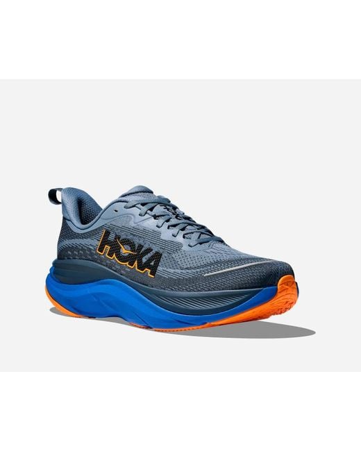 Hoka One One Blue Skyflow Road Running Shoes for men