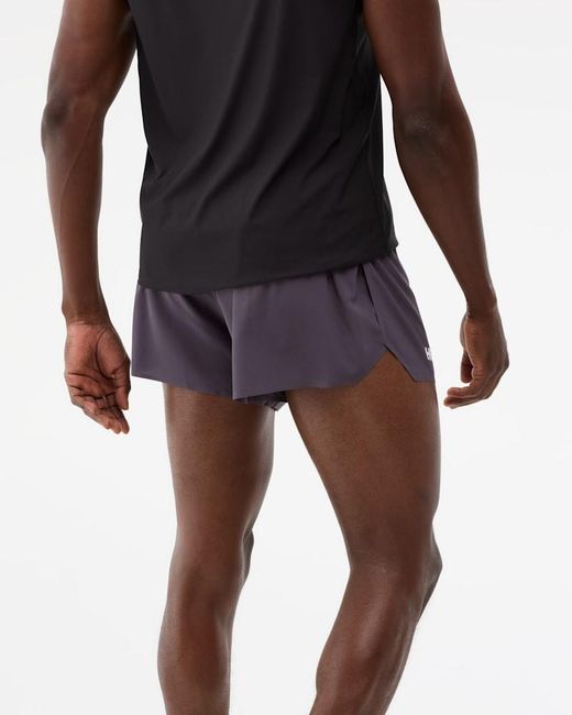 Hoka One One Black Race Day Split Shorts for men