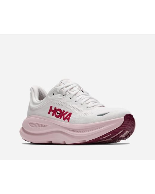 Hoka One One Pink Bondi 9 Road Running Shoes