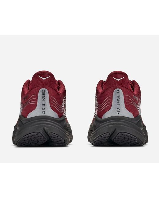 Hoka One One Red Clifton 11 Gore-tex® Road Running Shoes for men