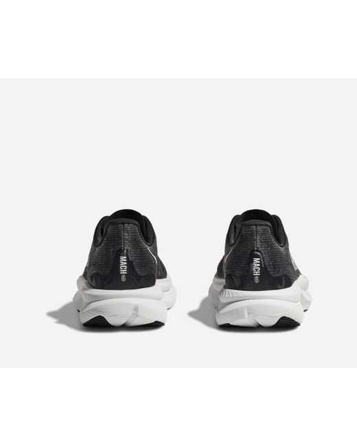 Mach 6 Chaussures pour Enfant en Black/White Taille 36 | Route Hoka One One