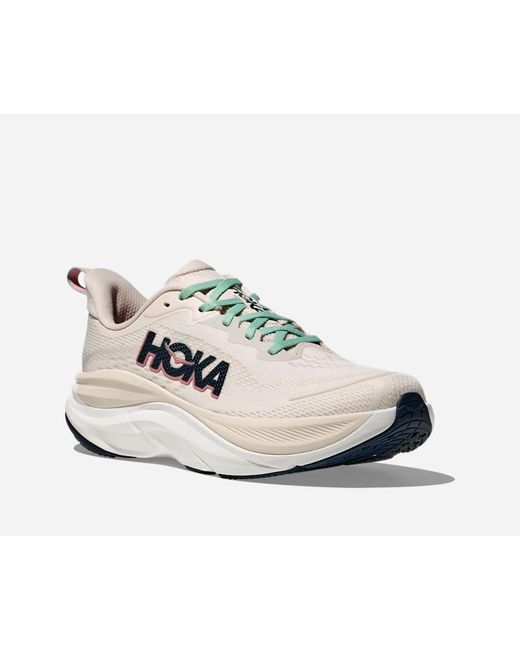 Hoka One One White Skyflow Road Running Shoes