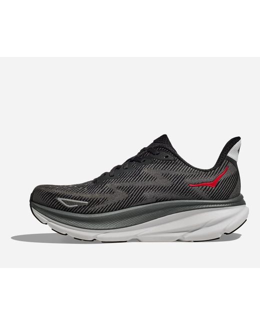 Hoka One One Black Clifton 9 Road Running Shoes for men