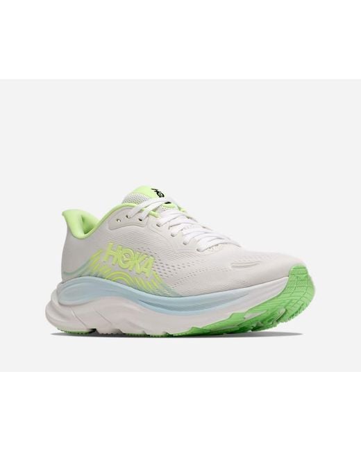Hoka One One White Clifton 11 Road Running Shoes
