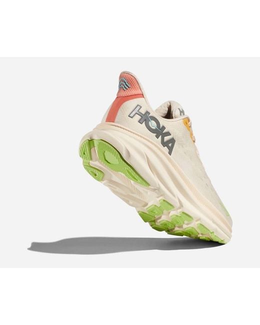 Hoka One One White Clifton 9