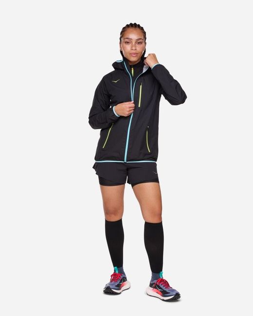 Hoka One One Tecsky Waterproof Jacket in Blue | Lyst UK