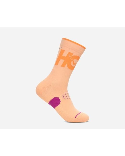 Hoka One One Multicolor Crew Run Sock