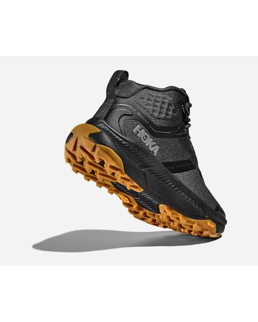 Hoka One One Black Transport Hike Gore-tex Hiking Shoes