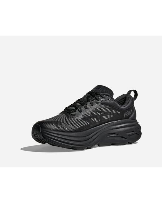 Hoka One One Black Stealth/tech Bondi 8 Caged Lifestyle Shoes