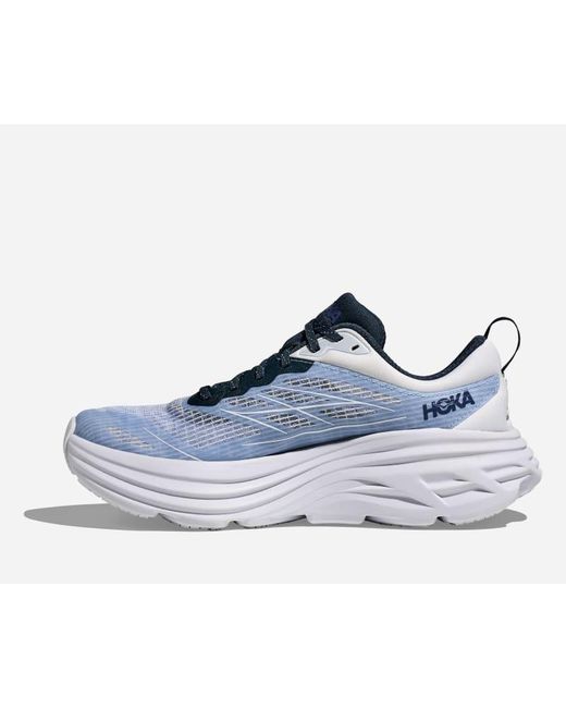 Hoka One One Blue Stealth/tech Bondi 8 Caged Lifestyle Shoes