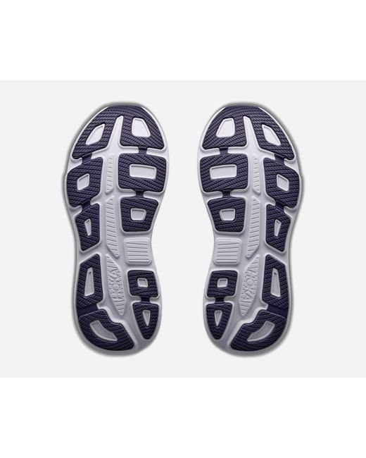 Hoka One One Gray Bondi 9 Road Running Shoes for men