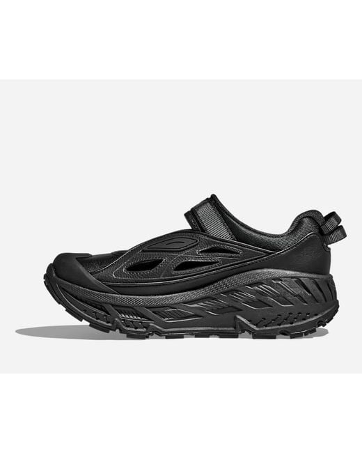 Hoka One One Black Stinson Breeze Lifestyle Shoes