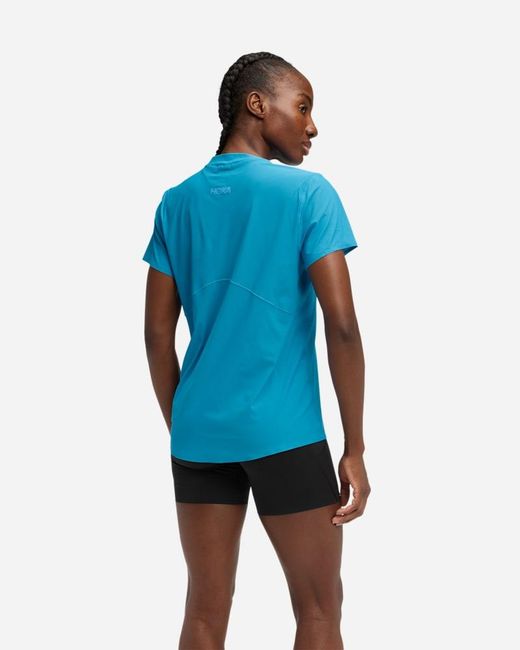 Hoka One One Blue Airolite Short Sleeve Top 2.0
