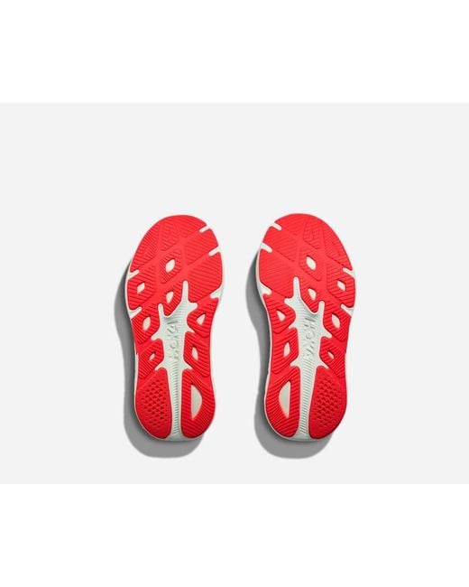 Hoka One One White Kid's Rincon 4 Road Running Shoes