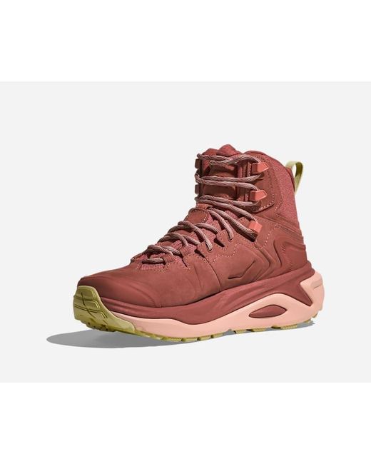 Hoka One One Red Kaha 3 Gore-tex Hiking Shoes