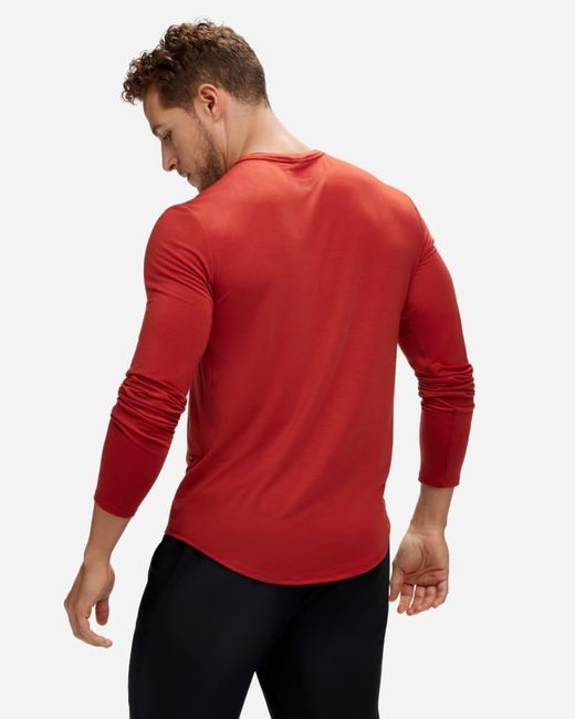 T-Shirt À Manches Longues Essential Pour Homme En Taille Hoka One One pour homme en coloris Red