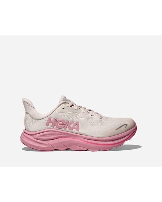 Hoka One One Pink Kid's Clifton 10 Road Running Shoes