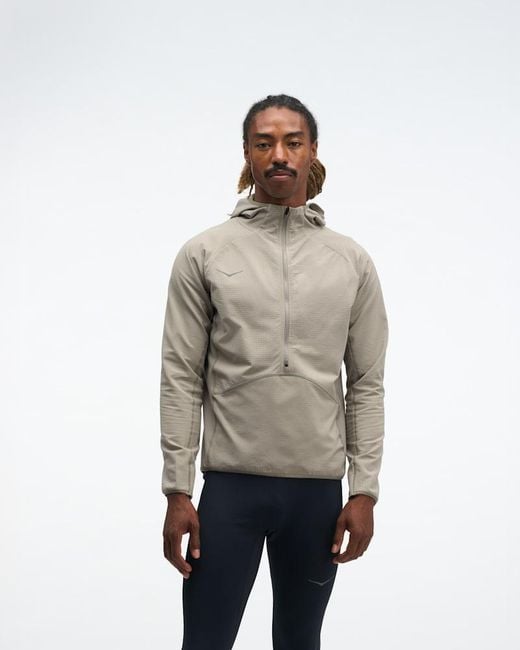 Hoka One One Natural Skyglow Half-zip Jacket for men