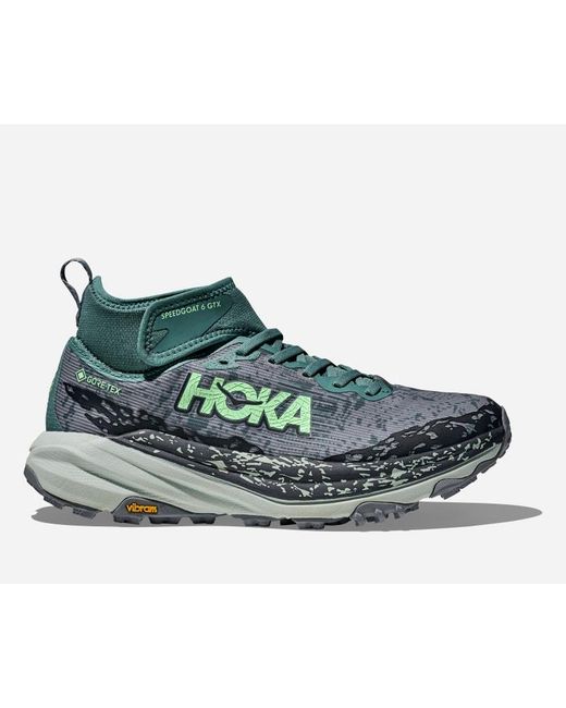 Hoka One One Blue Speedgoat 6 Mid Gore-tex Trail Shoes