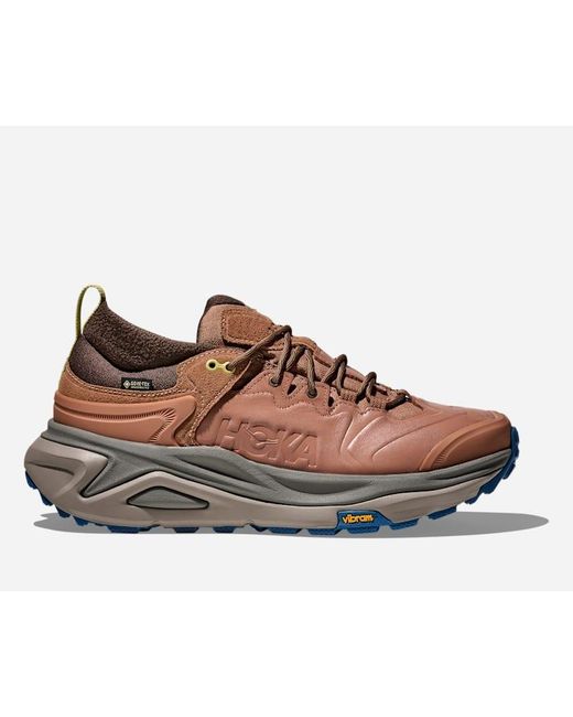 Hoka One One Brown Kaha 3 Low Gore-tex Hiking Shoes for men