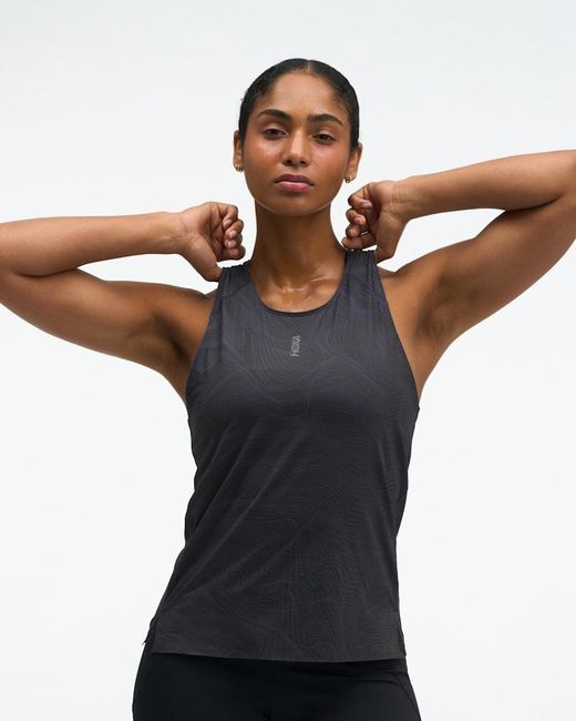 Hoka One One Blue Everyrun Tank Top