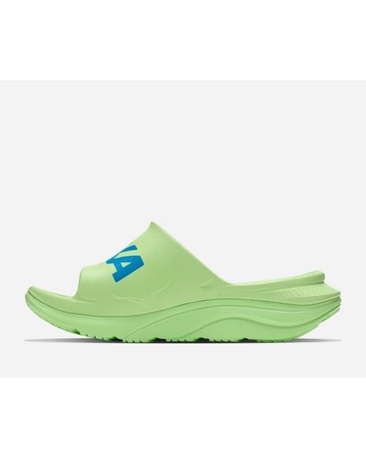 Hoka One One Green Ora Athletic Slide