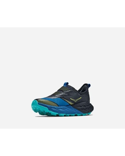 Hoka One One Blue Kid's Speedgoat 7 Trail Shoes