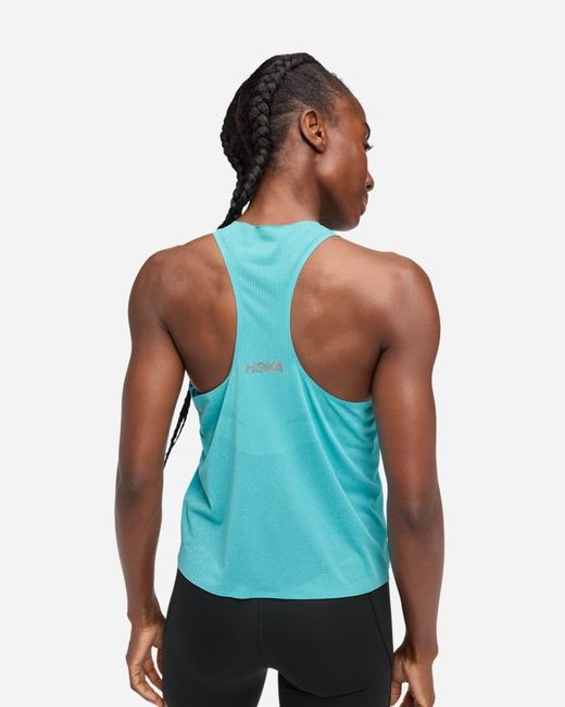 Hoka One One Blue Race Day Singlet