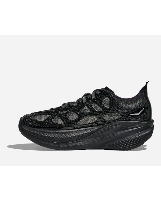 Hoka One One Black Mach X Caged Lifestyle Shoes