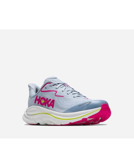 Hoka One One Blue Kid's Clifton 10 Road Running Shoes