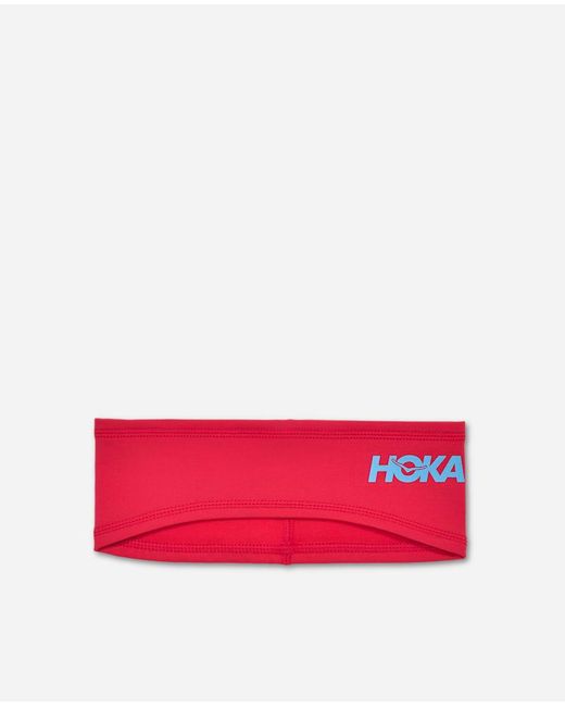 Hoka One One Pink Coldsnap Fleece Headband