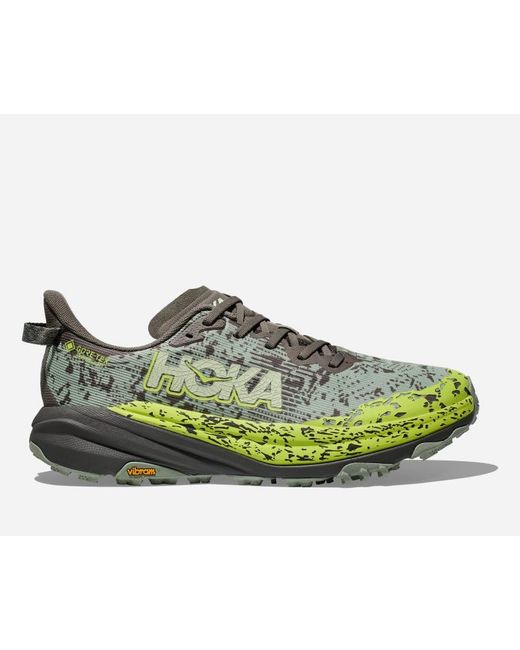 Hoka One One Green Speedgoat 6 Gore-tex Trail Shoes for men