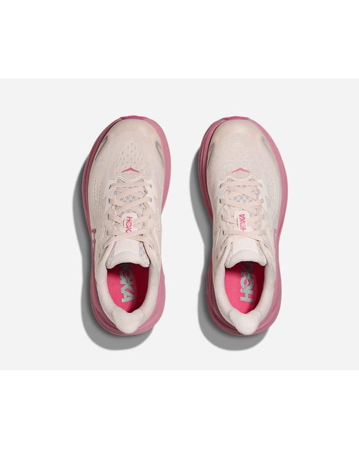 Hoka One One Pink Kid's Clifton 10 Road Running Shoes