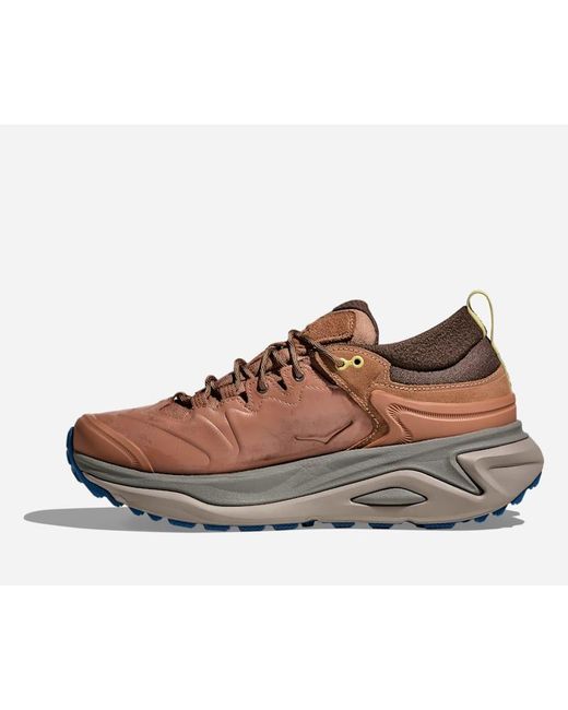 Hoka One One Brown Kaha 3 Low Gore-tex Hiking Shoes for men