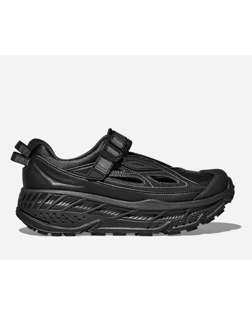 Hoka One One Black Stinson Breeze Lifestyle Shoes