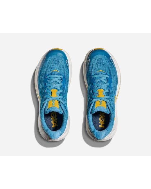 Hoka One One Blue Kid's Clifton 10 Road Running Shoes